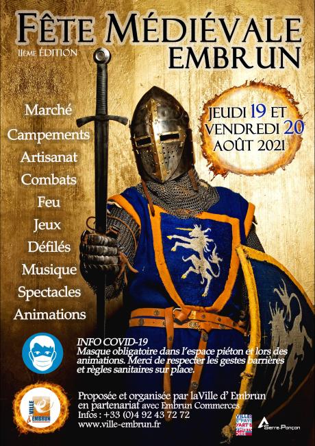 Programme fête médiévale d'Embrun
