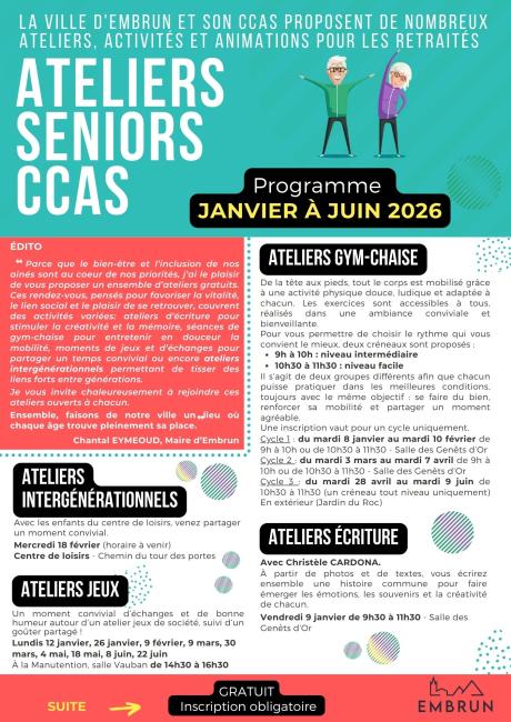 Ateliers SENIORS 2025-2026 page 1