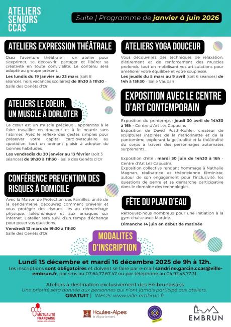 Ateliers SENIORS 2025-2026 page 2