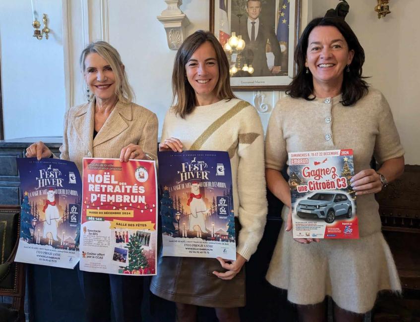 Communiqué de presse embrun Chantal Eymeoud, Audrey Céard, Pascale Mardirossian