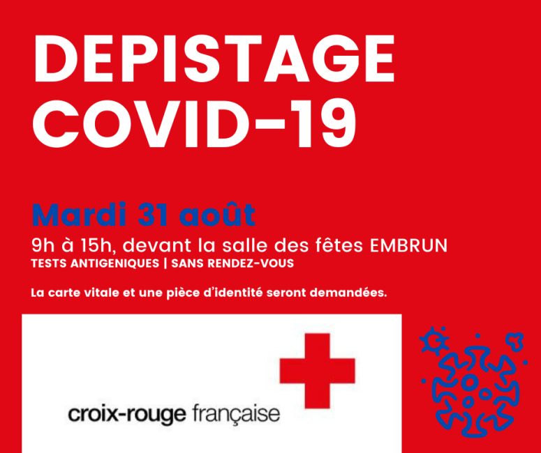 dépistage croix rouge