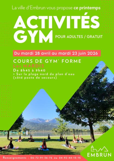 Gym printanière Avril 2026