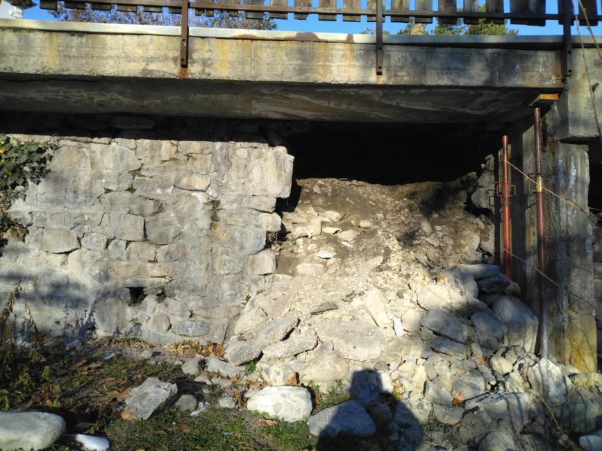 Chemin tour des portes