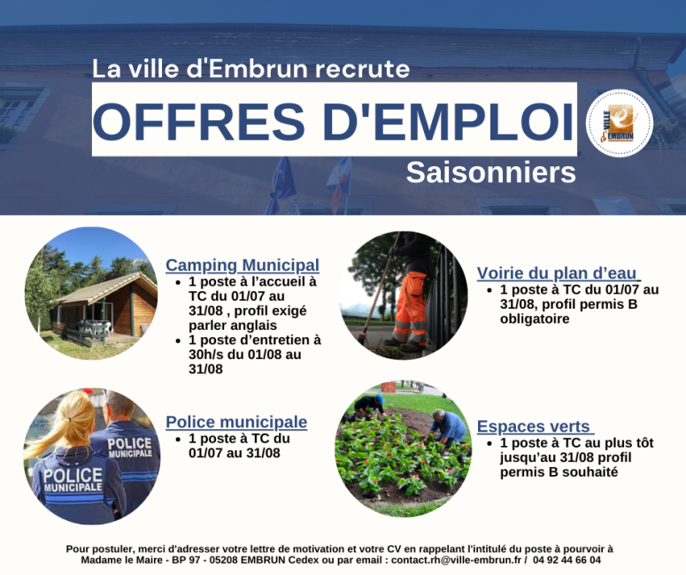 Offres d'emplois