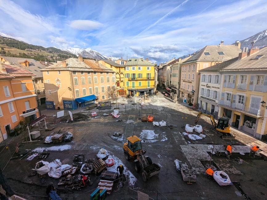 Travaux place Barthelon