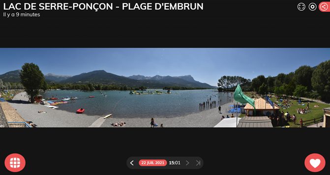 webcam touristique embrun