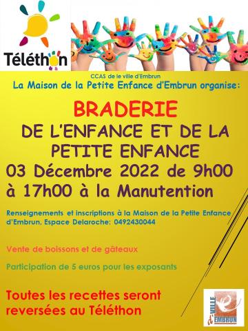 Braderie téléthon 2022