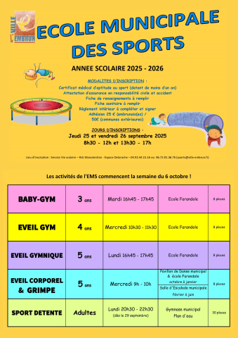 Plaquette EMS 2025
